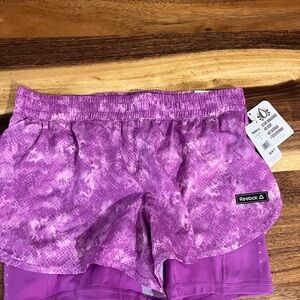 Reebok Purple Athletic Shorts
